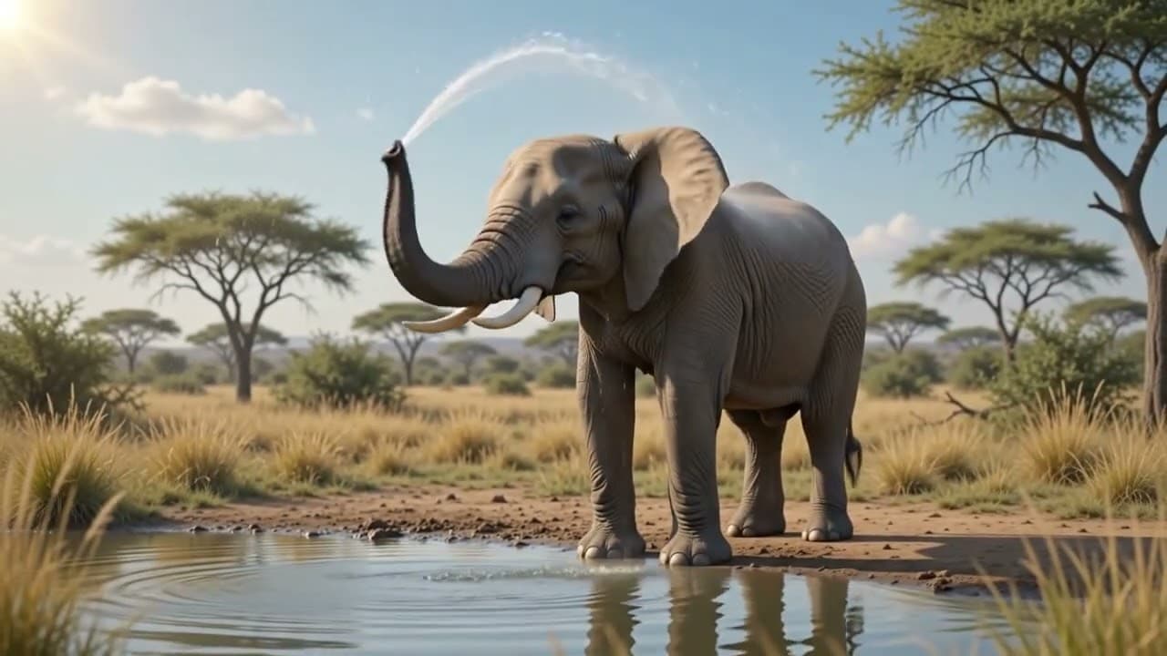 Elephant trunk uses demonstrated