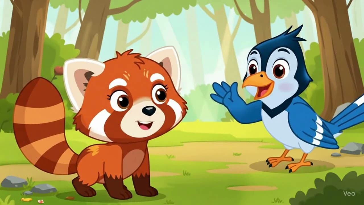 A bird making plans for a picnic in Jungle 🦜